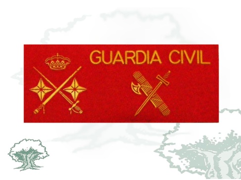 Galleta Guardia Civil General División de fieltro con velcro