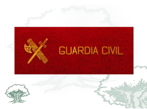 Galleta Guardia Civil fieltro con velcro