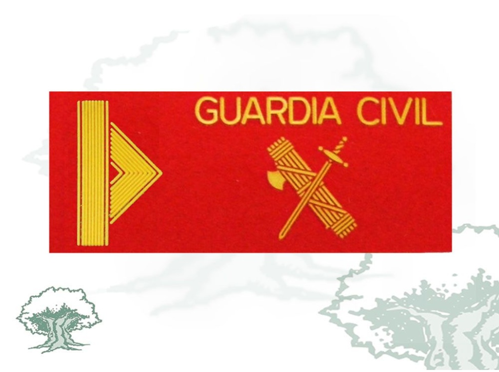 Galleta Guardia 1º Guardia Civil fieltro con velcro