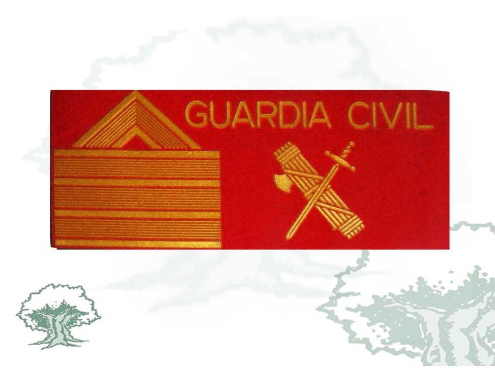Galleta Sargento 1º Guardia Civil fieltro con velcro