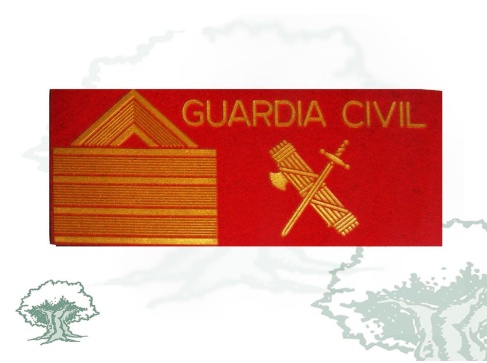 Galleta Sargento 1º de la Guardia Civil de fieltro con velcro