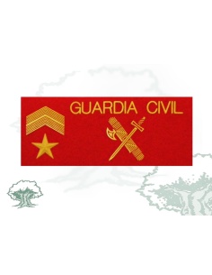 Galleta Suboficial Mayor Guardia Civil fieltro con velcro