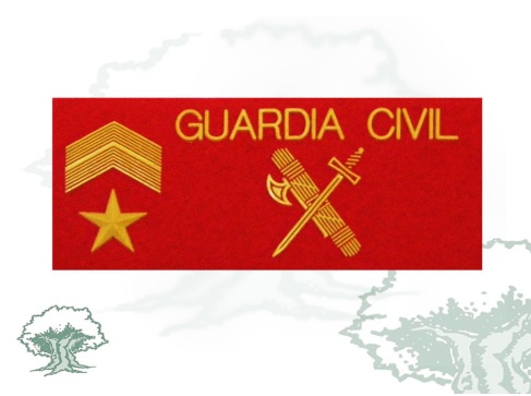 Galleta Suboficial Mayor de la Guardia Civil de fieltro con velcro