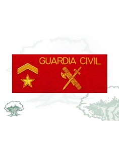 Galleta Subteniente Guardia Civil fieltro con velcro