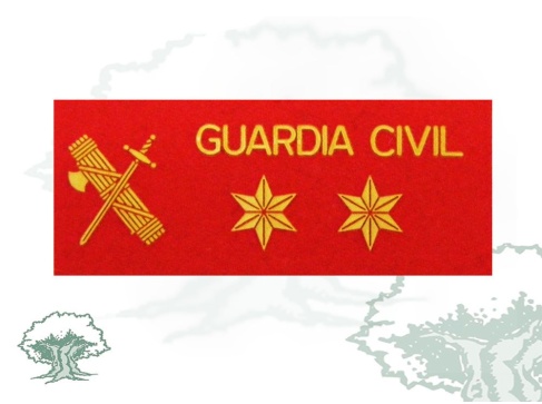 Galleta Teniente Guardia Civil fieltro con velcro