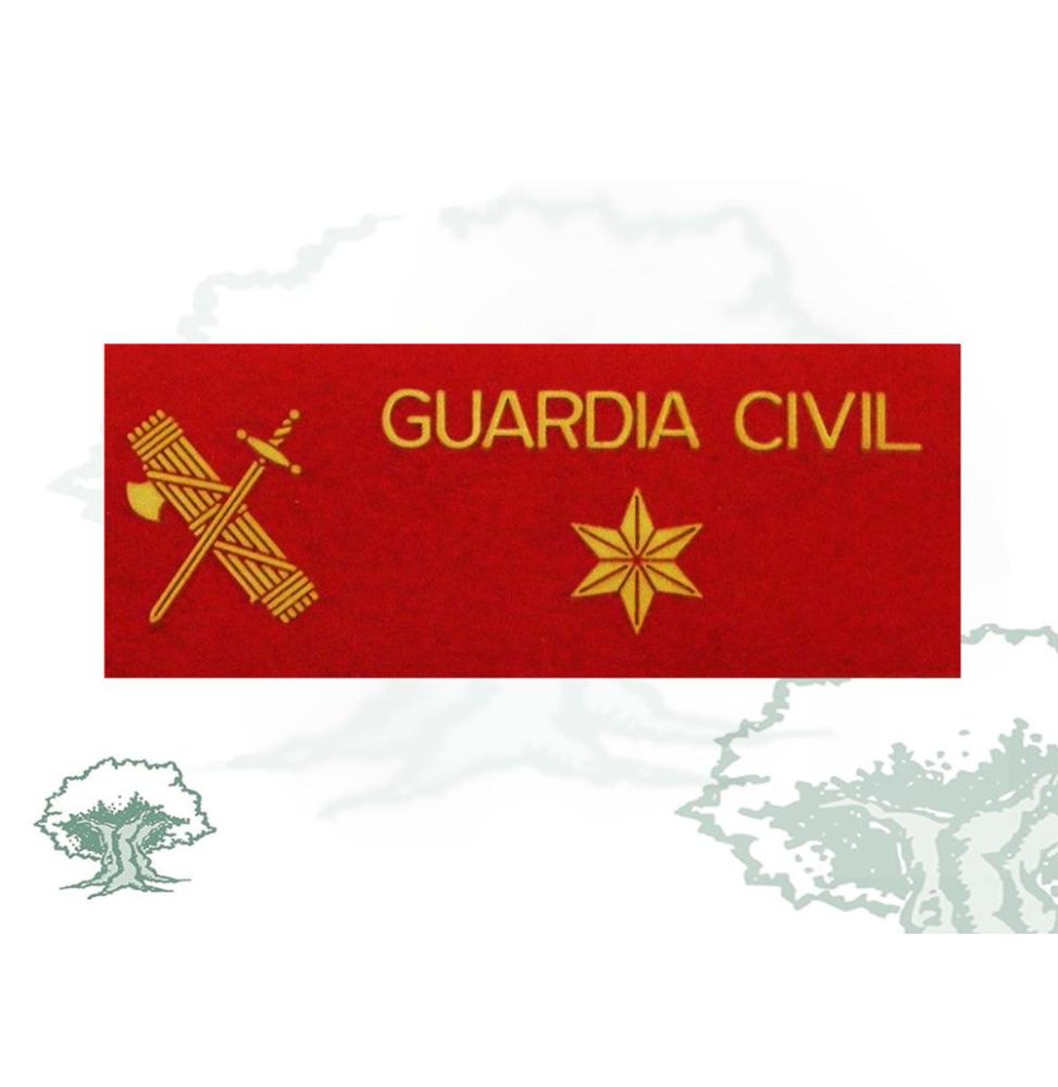 Galleta Alferez de la Guardia Civil de PVC con velcro
