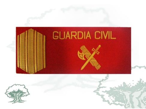 Galleta Cabo Guardia Civil PVC con velcro