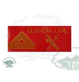 Galleta Cabo Mayor de la Guardia Civil de PVC con velcro