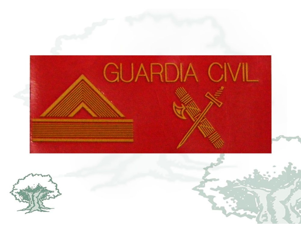 Galleta Cabo Mayor Guardia Civil PVC con velcro