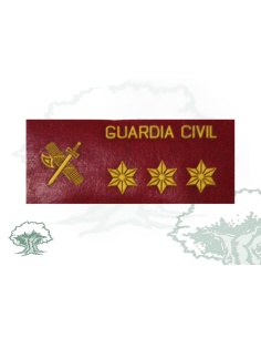Galleta Capitán Guardia Civil PVC con velcro
