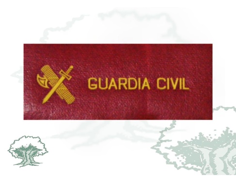 Galleta Guardia Civil de PVC con velcro