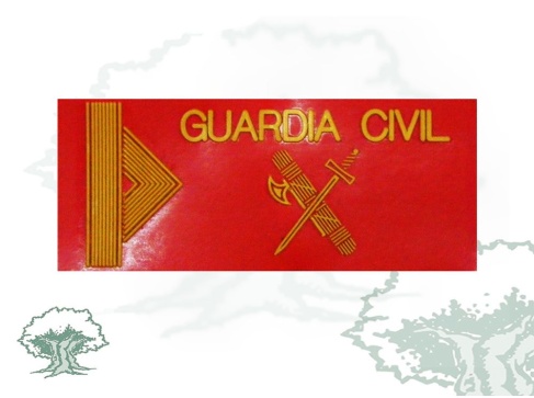 Galleta Guardia Civil 1º de PVC con velcro