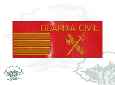 Galleta Sargento Guardia Civil PVC con velcro