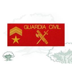 Galleta Guardia Civil Suboficial Mayor de PVC con velcro