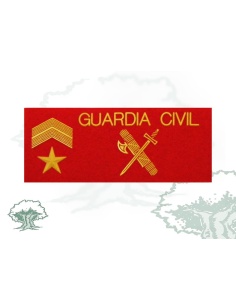 Galleta Suboficial Mayor Guardia Civil PVC con velcro