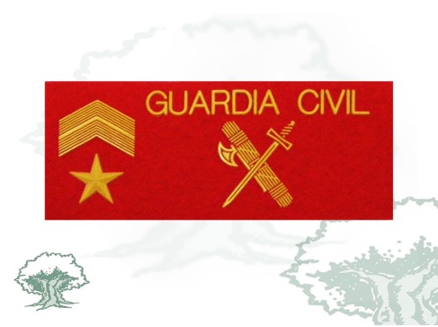 Galleta Suboficial Mayor de la Guardia Civil de PVC con velcro