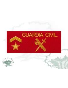 Galleta Subteniente Guardia Civil PVC con velcro