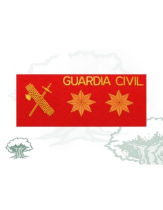 Galleta Teniente Coronel Guardia Civil PVC con velcro