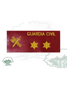 Galleta Teniente Guardia Civil PVC con velcro