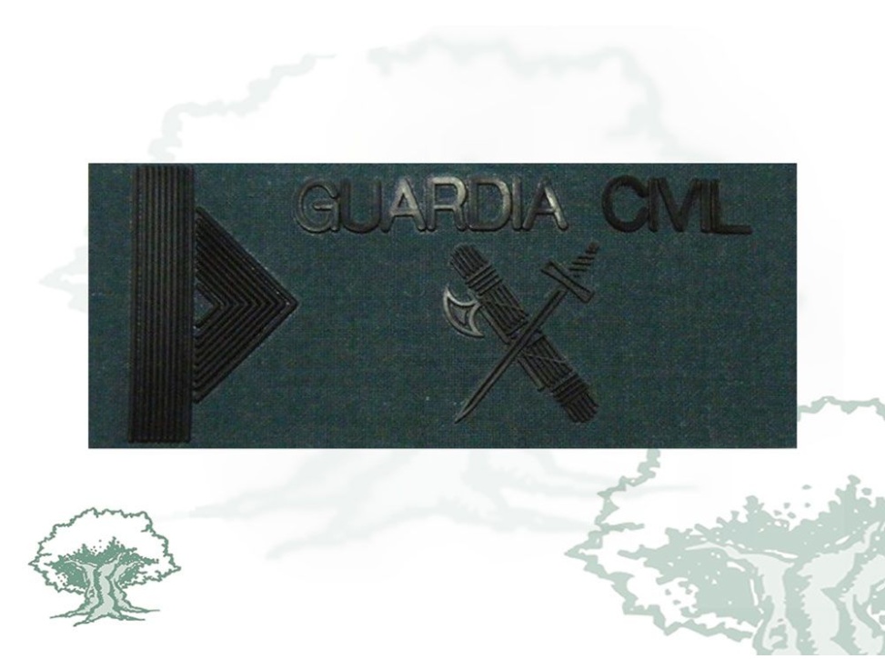 Galleta Guardia 1º Guardia Civil para traje de campaña