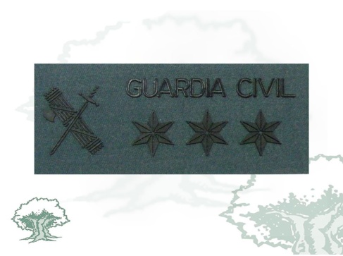Galleta Capitán de la Guardia Civil para traje de campaña