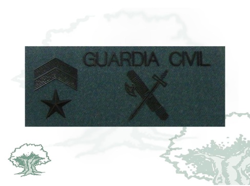 Galleta Suboficial Mayor Guardia Civil traje campaña