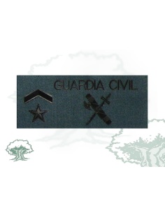 Galleta Subteniente Guardia Civil traje campaña