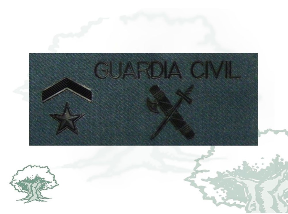 Galleta Subteniente Guardia Civil para traje de campaña