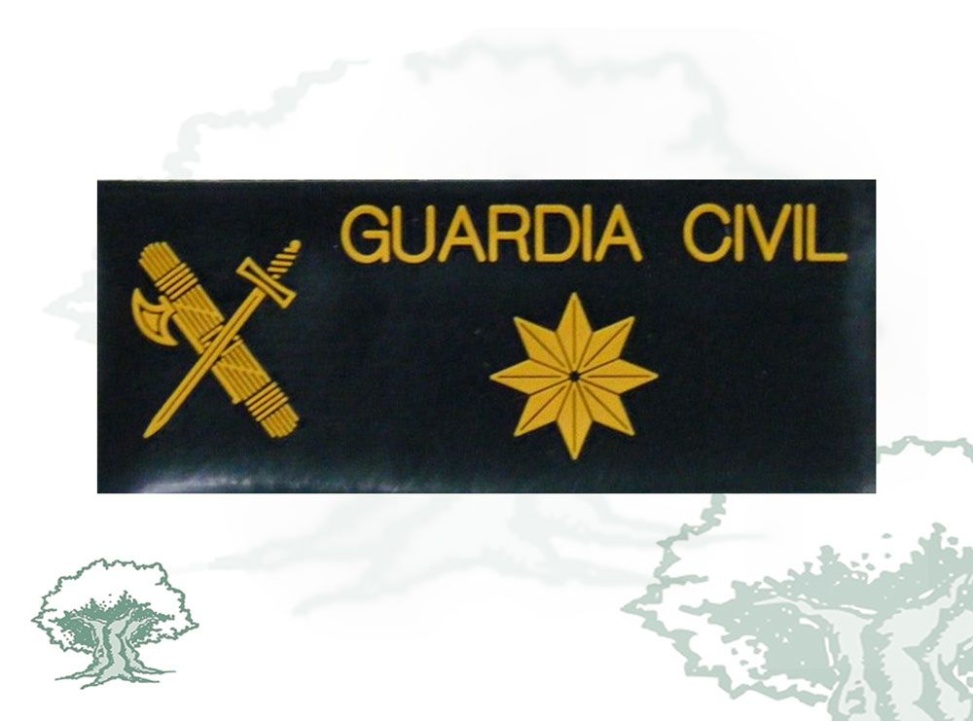 Galleta Comandante Guardia Civil traje agua