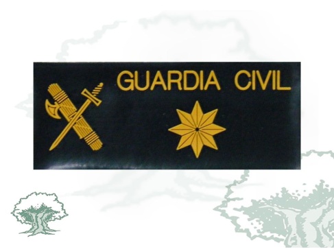 Galleta Comandante Guardia Civil para traje de agua