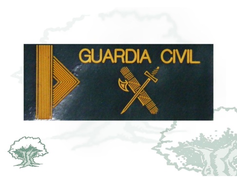 Galleta Guardia 1º de la Guardia Civil para traje de agua