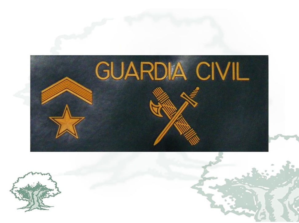 Galleta Subteniente Guardia Civil traje agua