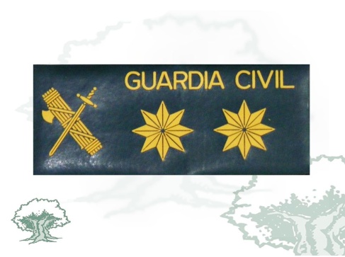Galleta Teniente Coronel de la Guardia Civil para traje de agua