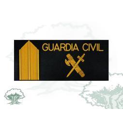 Galleta Brigada de la Guardia Civil negra de PVC