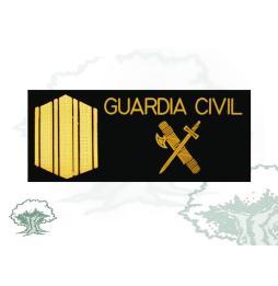 Galleta Cabo de la Guardia Civil negra de PVC