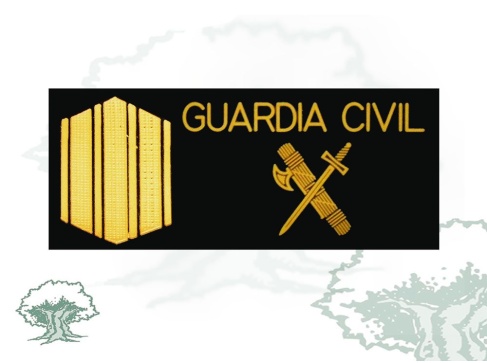 Galleta Cabo Guardia Civil negra