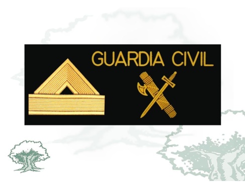 Galleta Cabo Mayor Guardia Civil negra