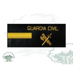 Galleta Cabo 1º de la Guardia Civil negra de PVC