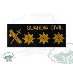Galleta Coronel de la Guardia Civil negra de PVC
