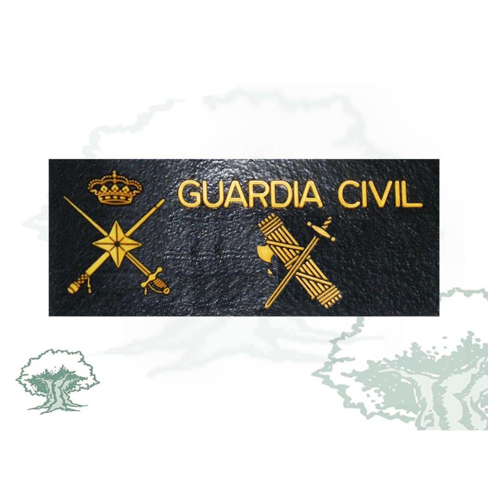 Galleta General de Brigada de la Guardia Civil negra de PVC