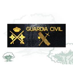 Galleta General de División de la Guardia Civil negra de PVC