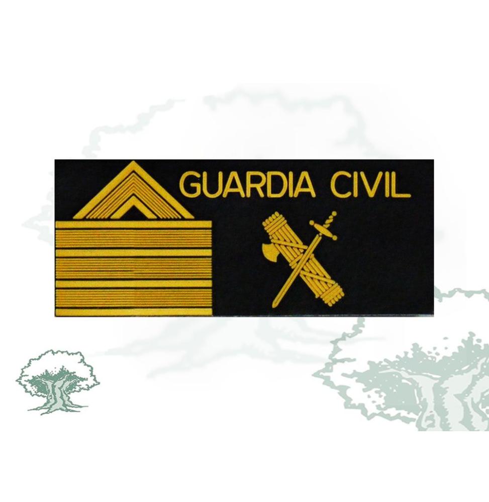 Galleta Sargento 1º de la Guardia Civil negra de PVC