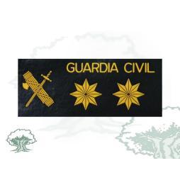 Galleta Teniente Coronel de la Guardia Civil negra de PVC