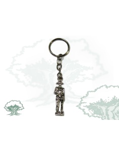Llavero Guardia Civil figura plateada