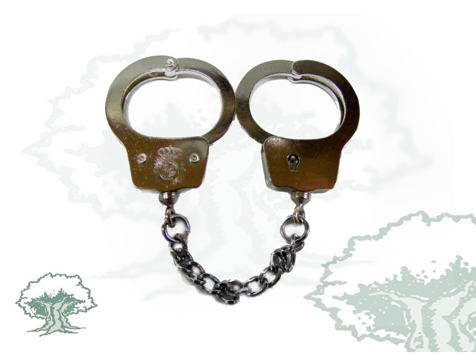 Llavero Policía Nacional grilletes