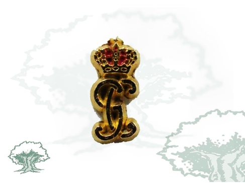 Pin Guardia Civil emblema antiguo perfilado dorado