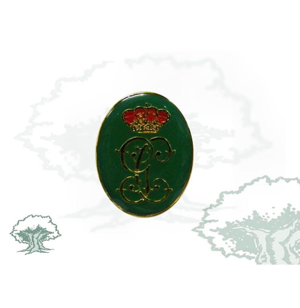 Pin emblema antiguo de la Guardia Civil ovalado