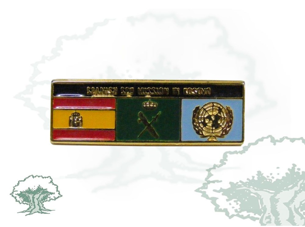 Pin Misión en Kosovo Guardia Civil