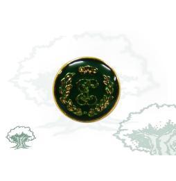 Pin Guardia Civil emblema antiguo circular con laurel