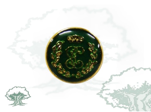 Pin Guardia Civil emblema antiguo circular con laurel